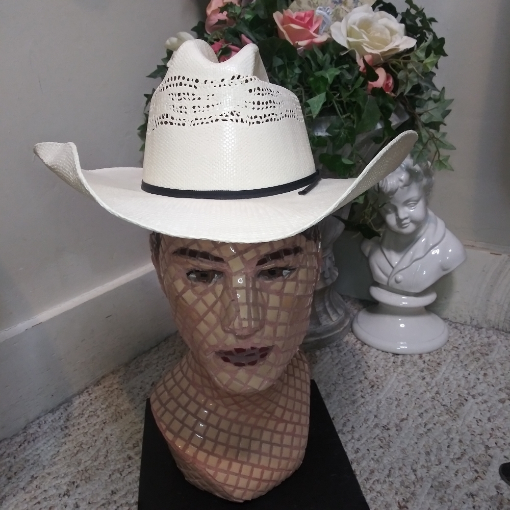 Lone Star Hats Unisex Ivory Straw Cowboy Hat